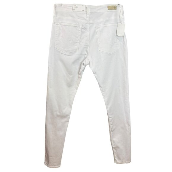 AG Farrah High Rise Skinny Jeans White Size 31 NWT - Picture 4 of 5